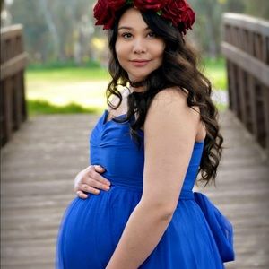 Royal blue formal dress